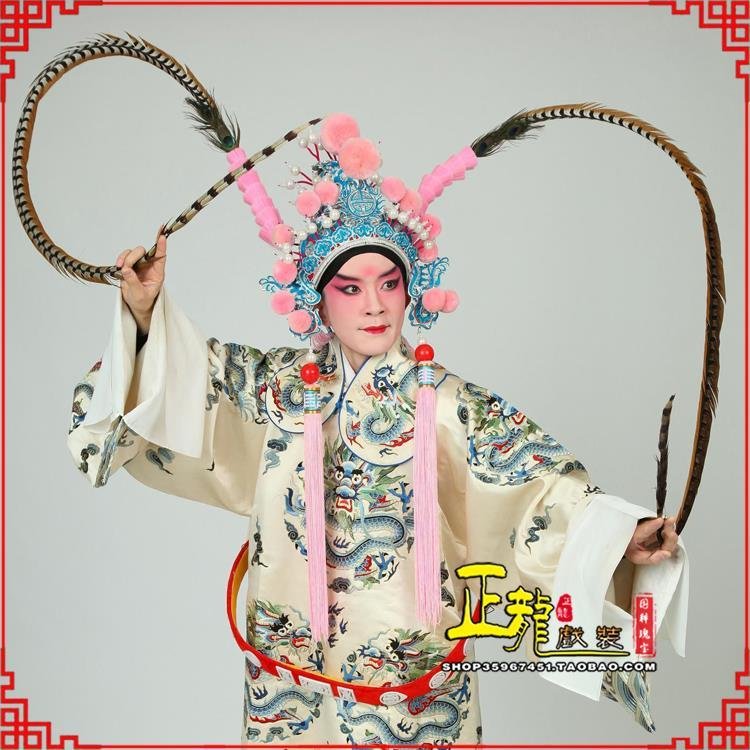 天山京剧戏曲道具用品舞台演出精品羽毛雉鸡毛 翎子