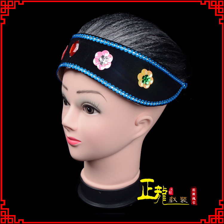 天山老旦媒婆穷老太婆假发套 老旦头套