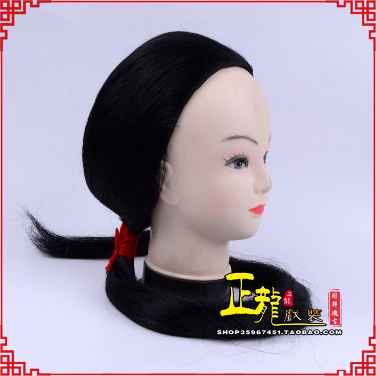 天山古装影视演出头套花旦假发 真发古装发